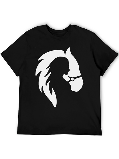 Equine Silhouette Graphic Tee - Stylish Unisex T-Shirt