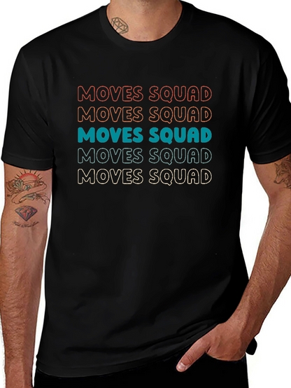 Retro Moves Squad Graphic Tee - Black