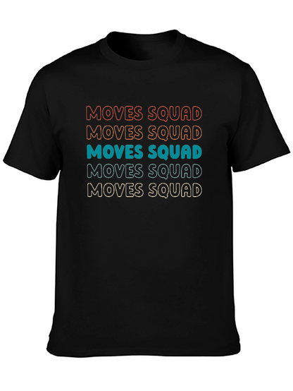 Retro Moves Squad Graphic Tee - Black