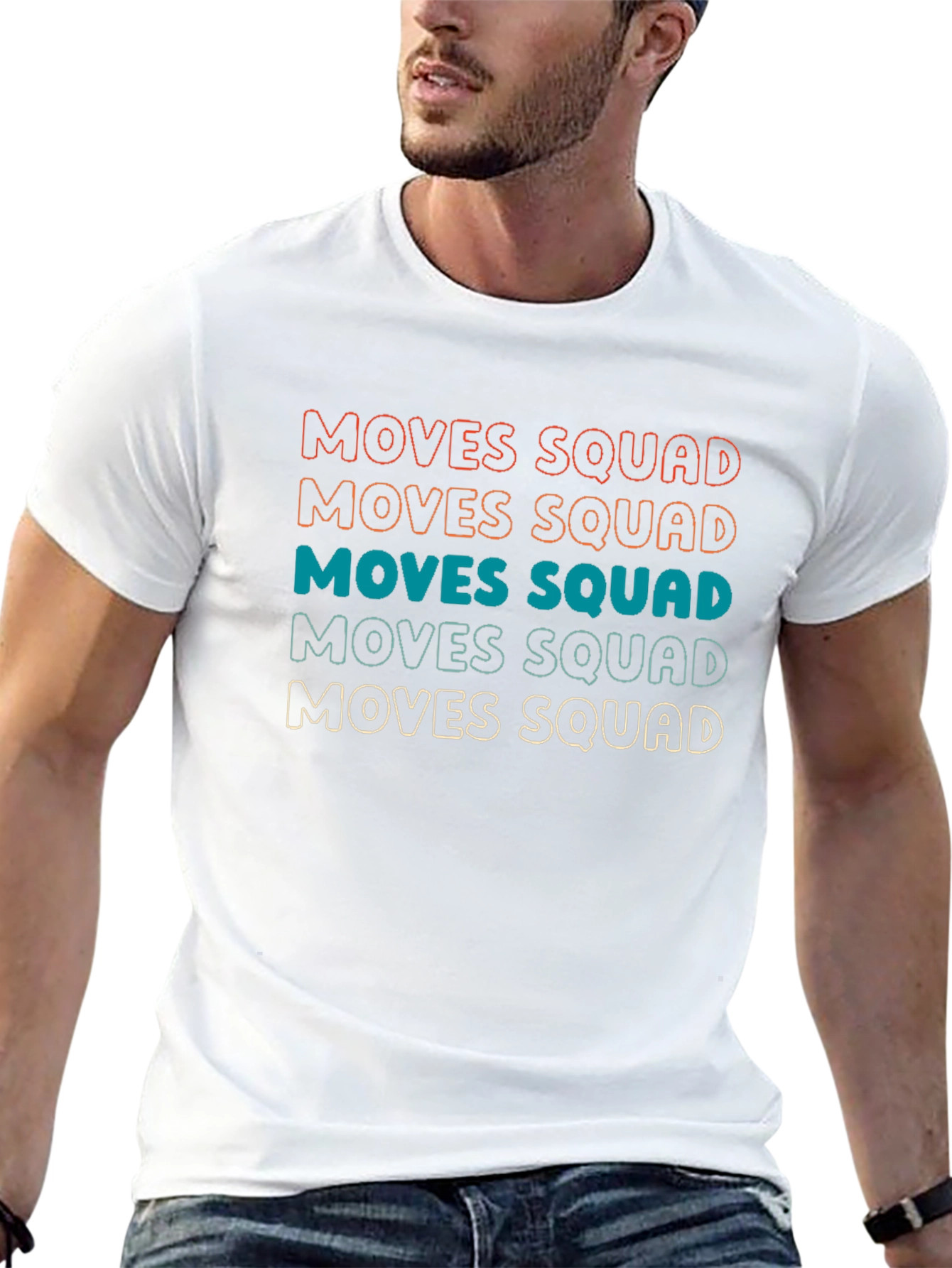 Retro Moves Squad Graphic Tee - Black