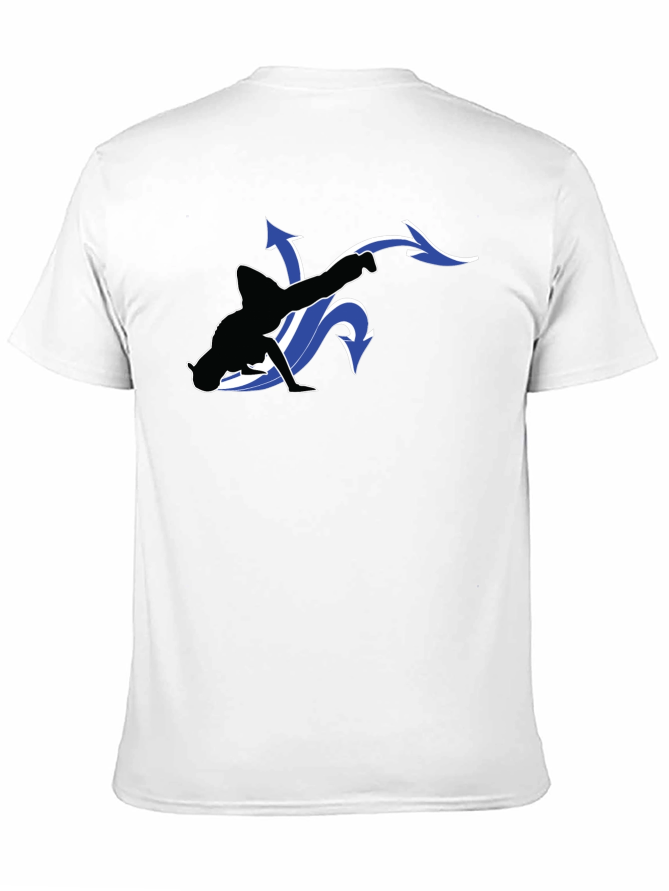 Cool Black T-Shirt with Dancer Graphic