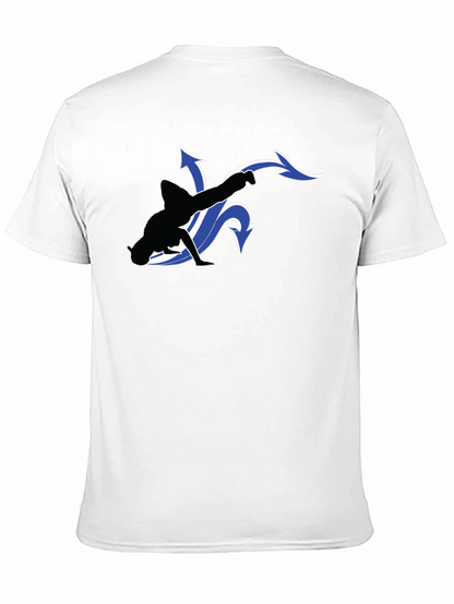 Cool Black T-Shirt with Dancer Graphic