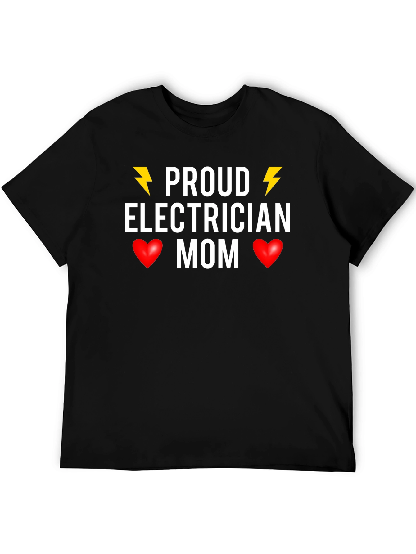 Proud Electrician Mom T-Shirt - Novelty Gift