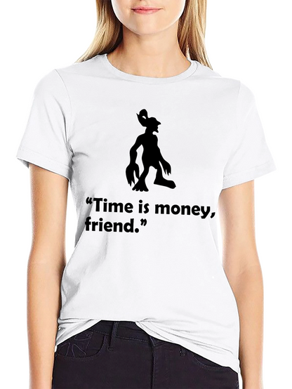Time is Money Friend Graphic T-Shirt