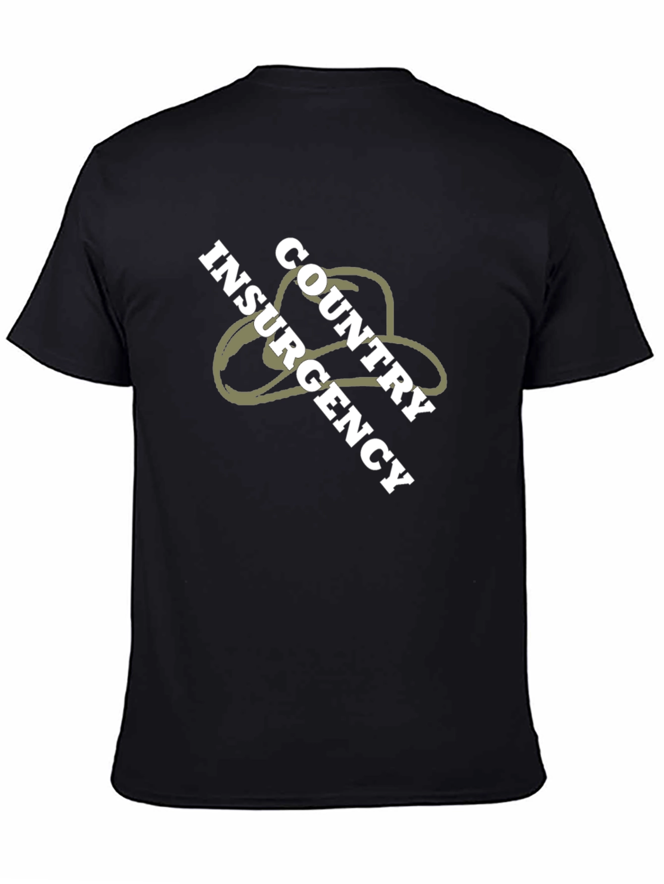 Country Insurgency Graphic Tee - Black