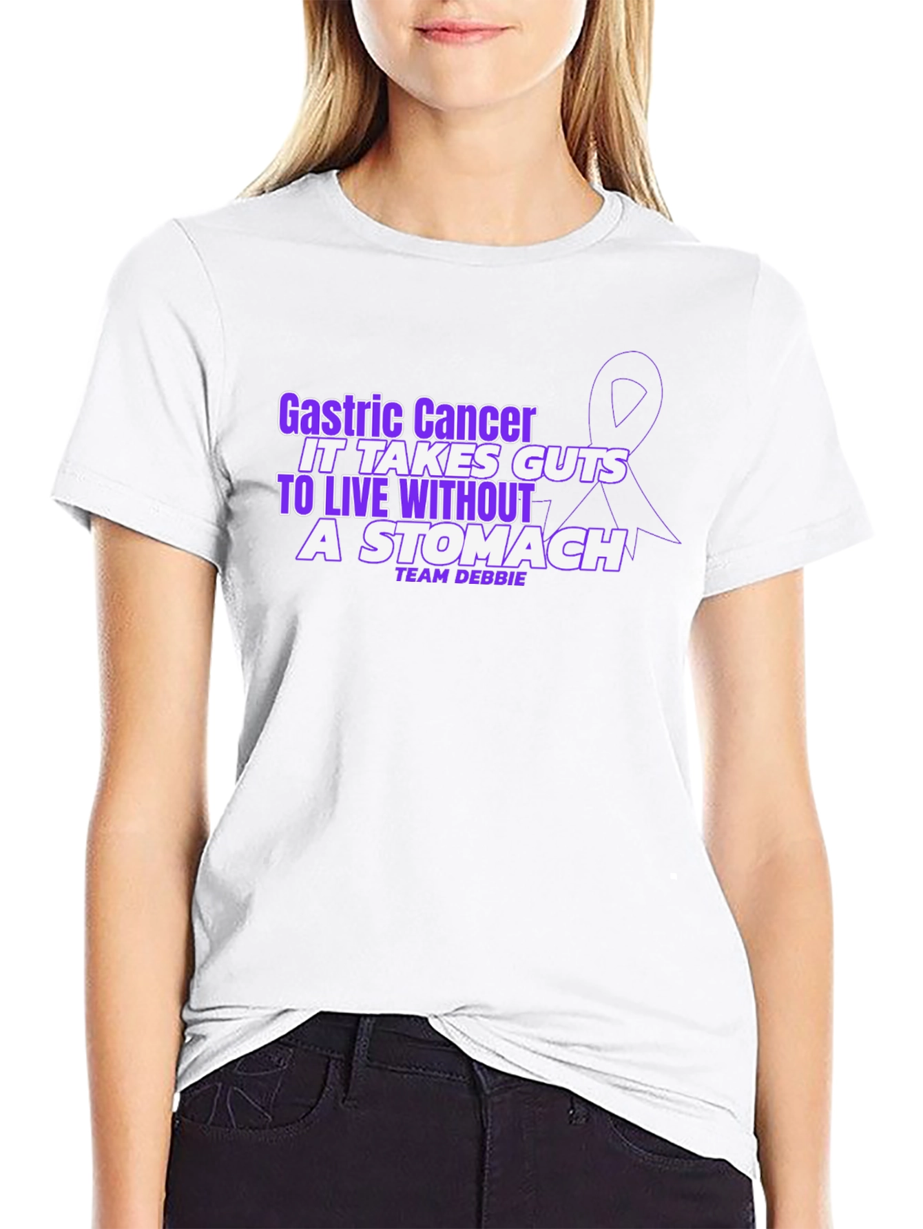 Gastric Cancer Awareness T-Shirt - Team Debbie