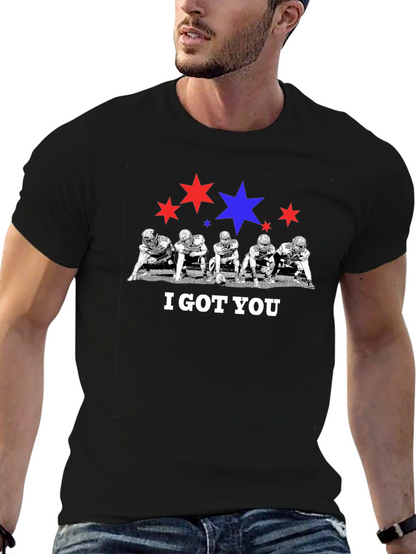 I Got You Football Graphic T-Shirt