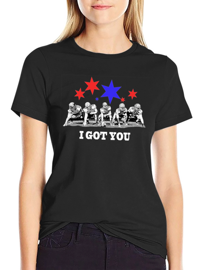 I Got You Football Graphic T-Shirt