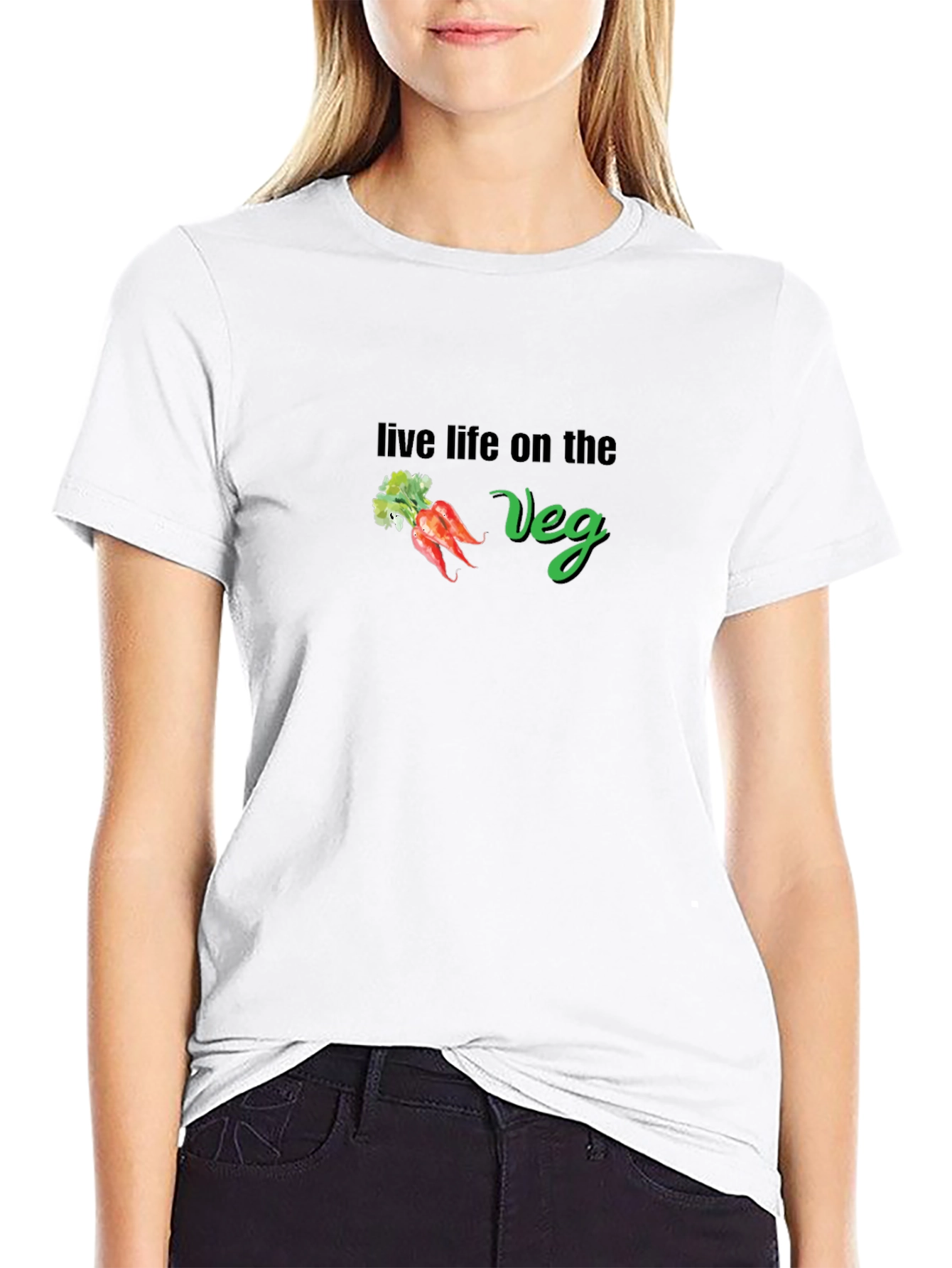 Live Life On The Veg T-Shirt