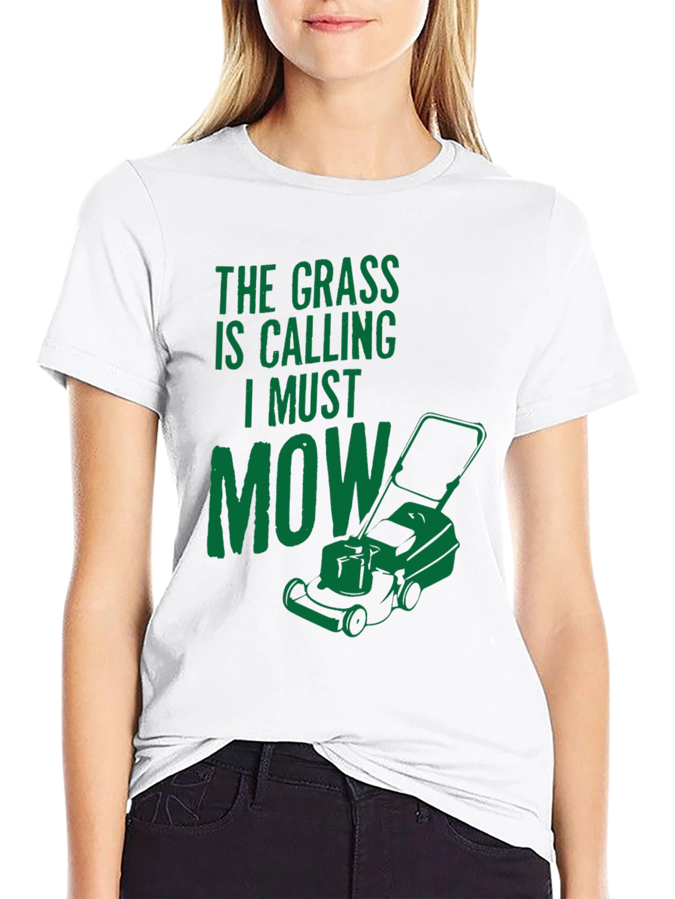 The Grass is Calling T-Shirt - Funny Mowing Tee