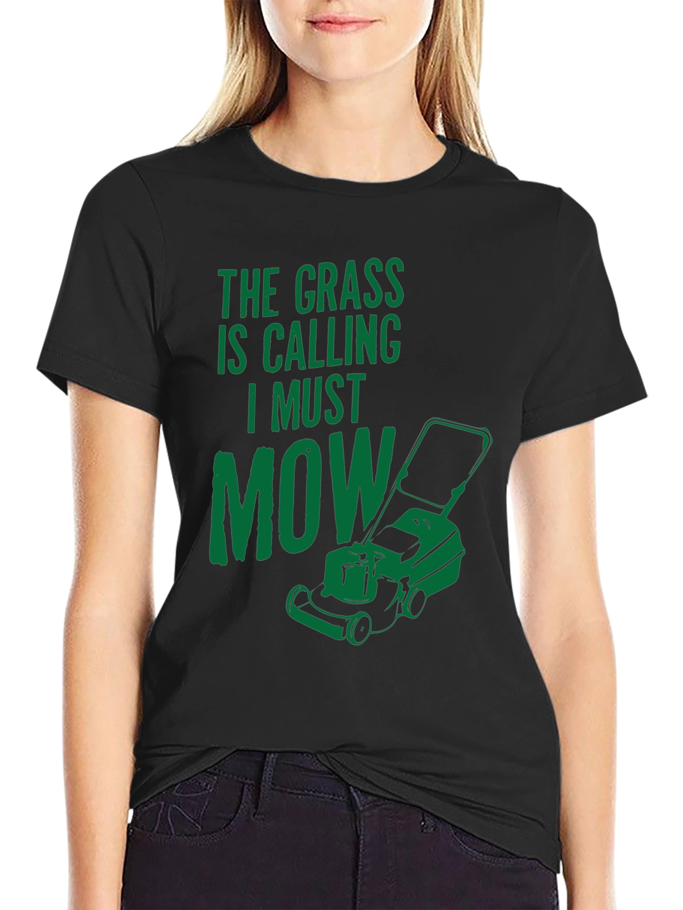 The Grass is Calling T-Shirt - Funny Mowing Tee