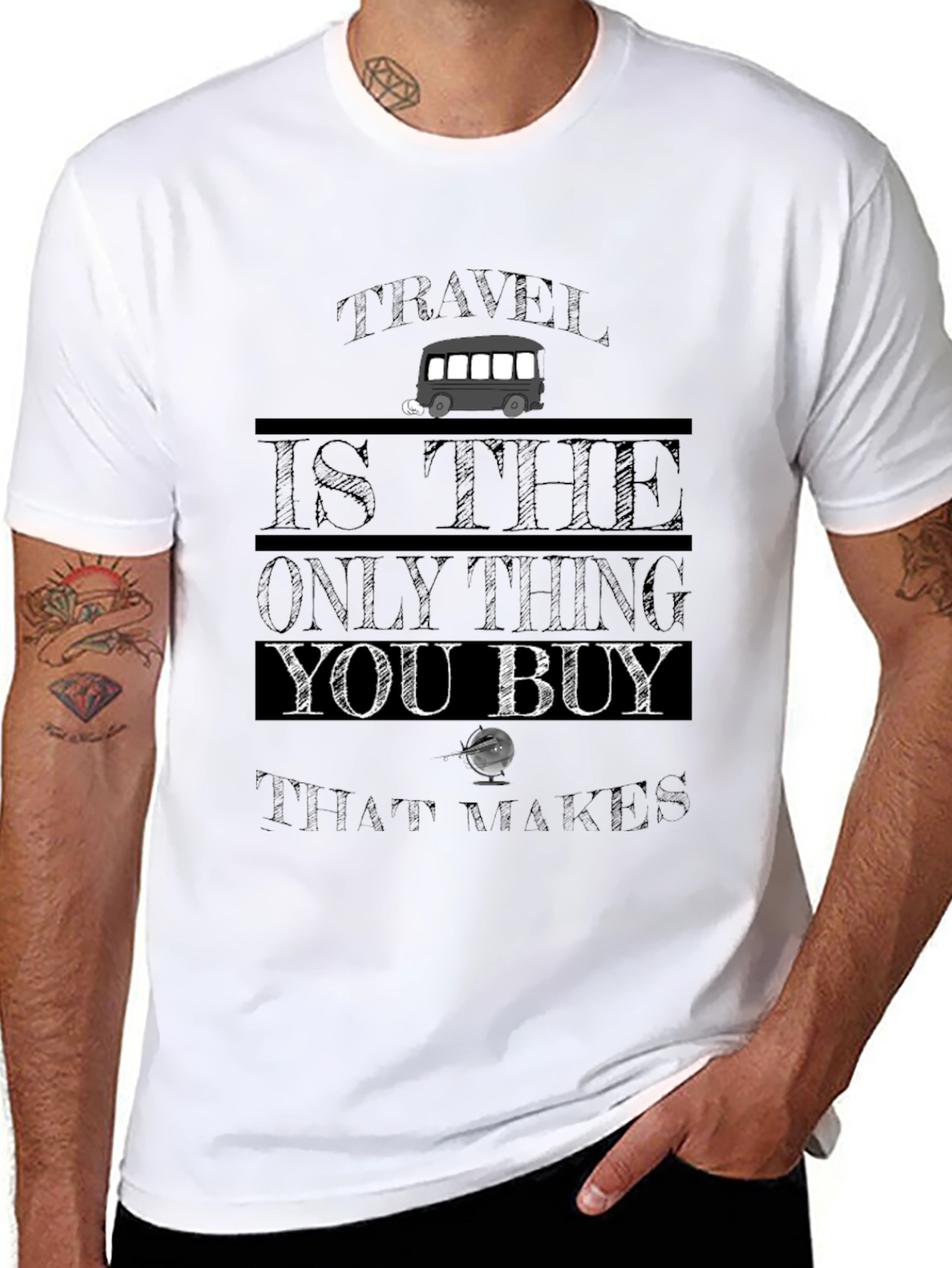 Travel Quote T-Shirt - Road Trip Ready