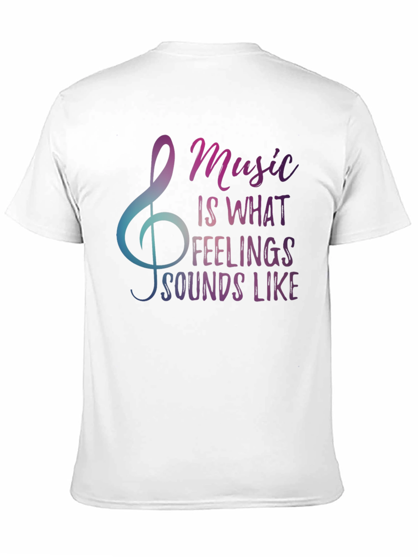 Music is What Feelings Sound Like Graphic Tee