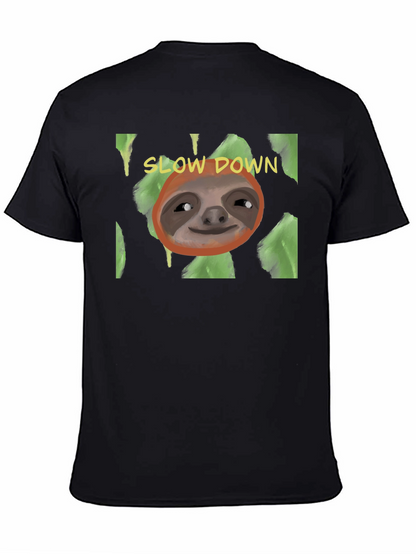 Slow Down Sloth T-Shirt - Relaxed Style