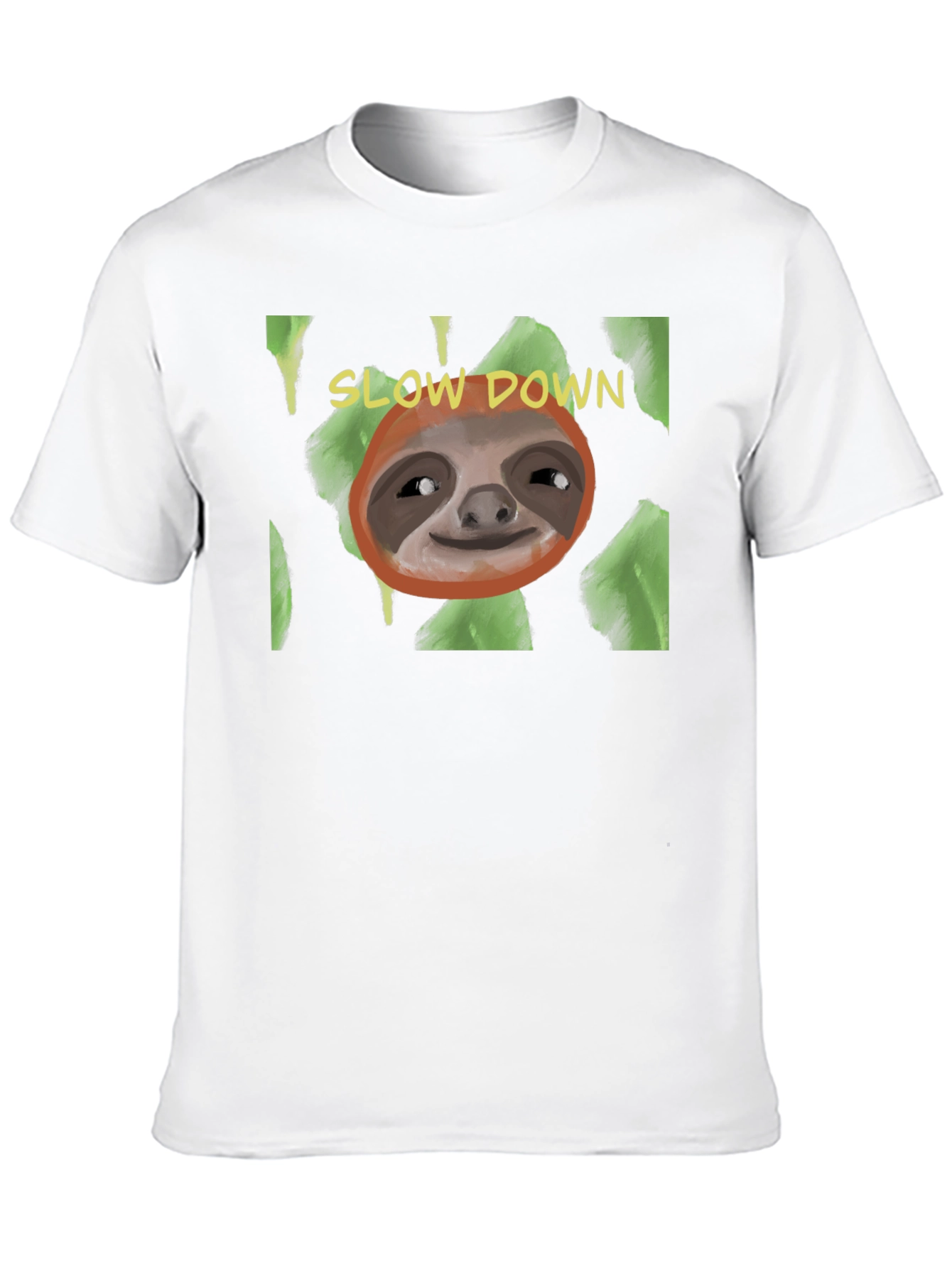 Slow Down Sloth T-Shirt - Relaxed Style