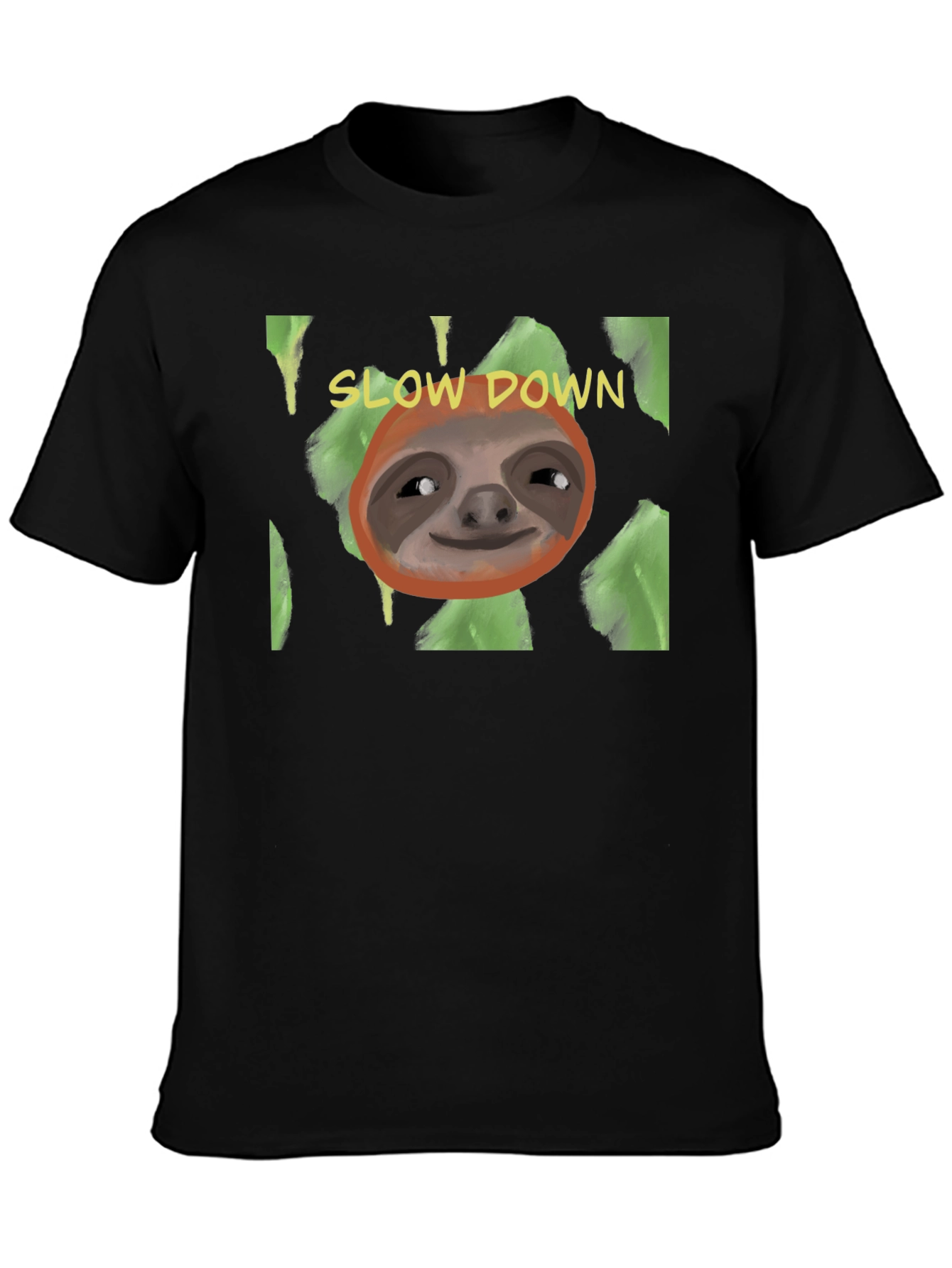 Slow Down Sloth T-Shirt - Relaxed Style