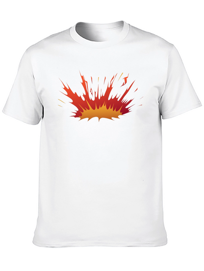 Explosion Graphic Black T-Shirt