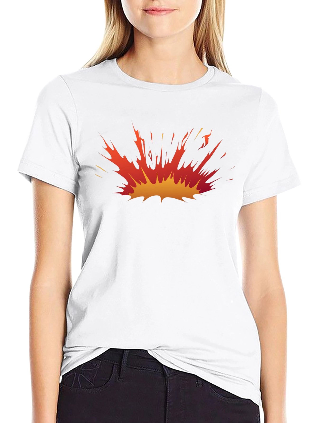 Explosion Graphic Black T-Shirt
