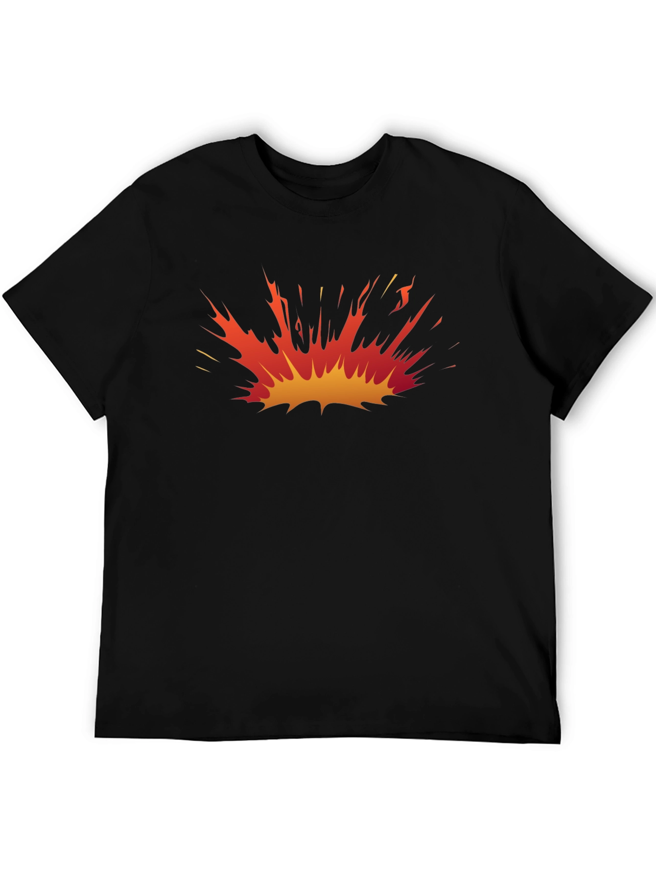 Explosion Graphic Black T-Shirt
