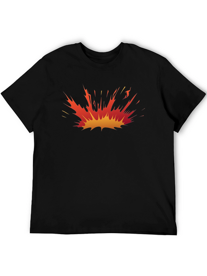 Explosion Graphic Black T-Shirt