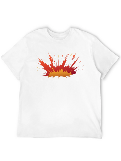 Explosion Graphic Black T-Shirt