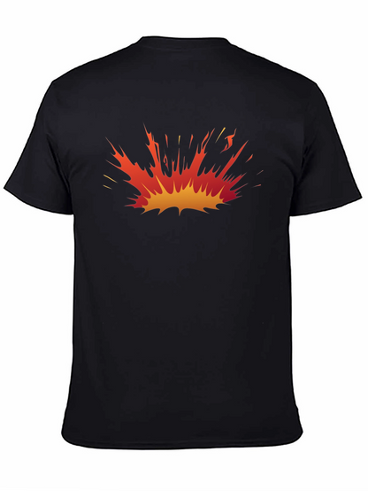 Explosion Graphic Black T-Shirt