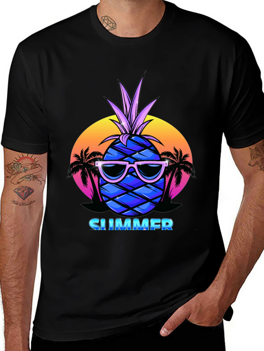 Summer Pineapple T-Shirt - Vacation Vibes