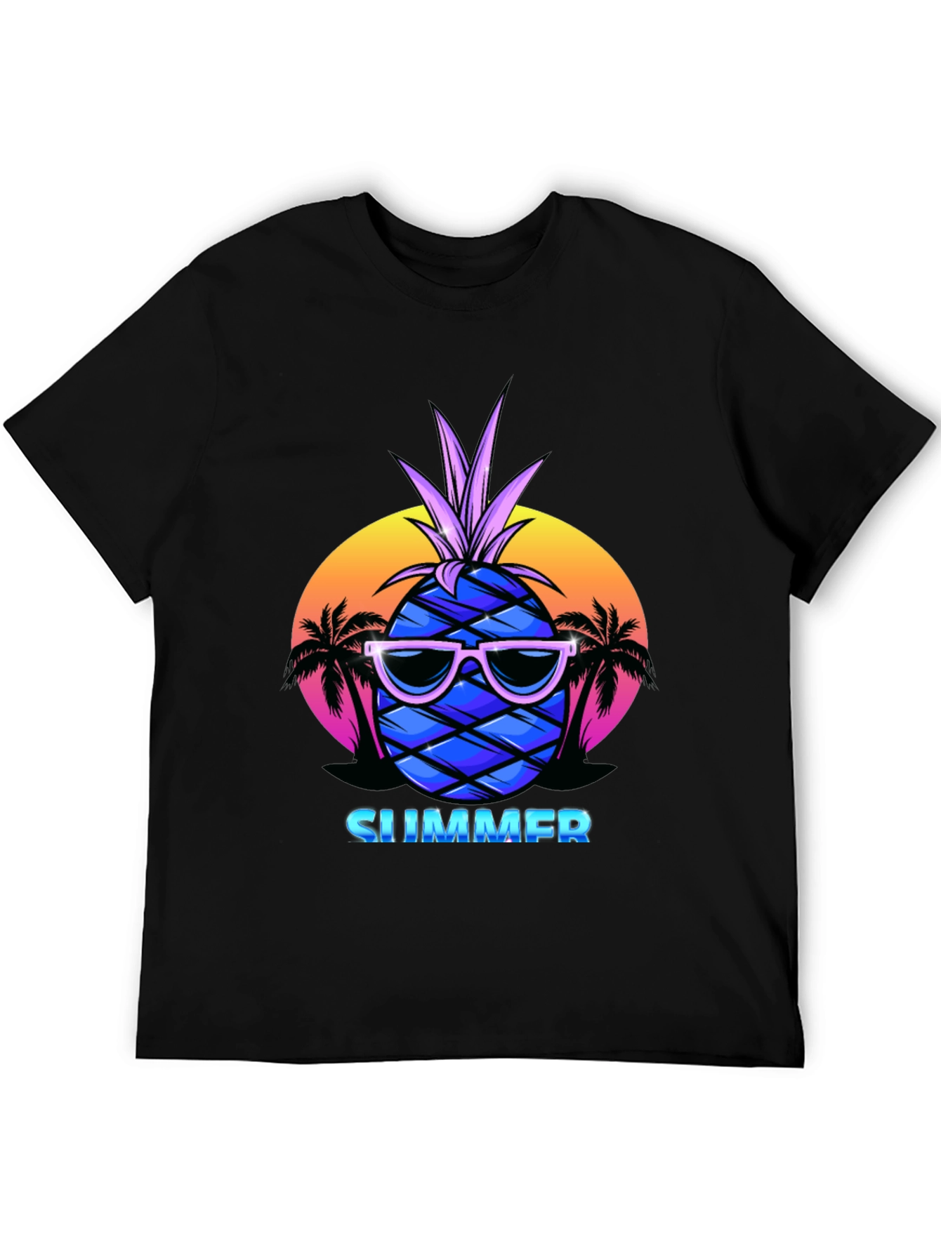 Summer Pineapple T-Shirt - Vacation Vibes