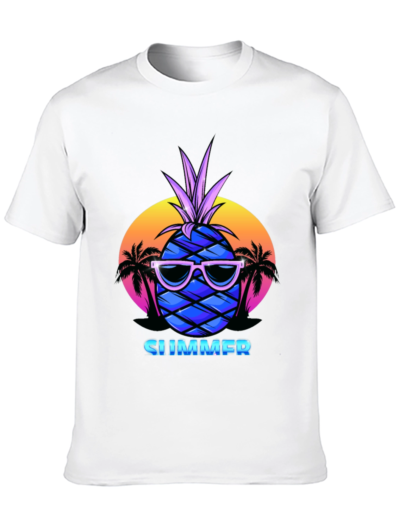 Summer Pineapple T-Shirt - Vacation Vibes