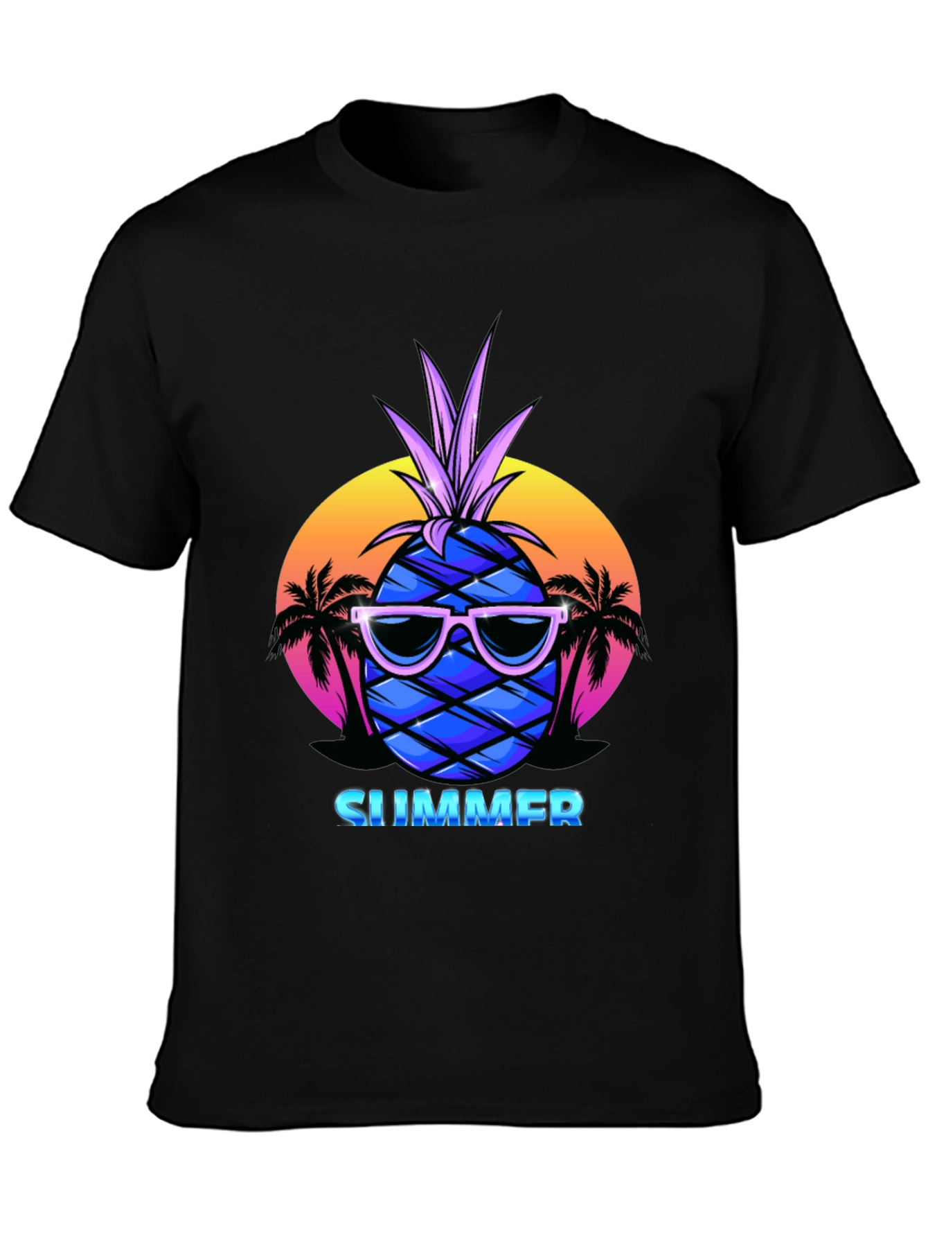 Summer Pineapple T-Shirt - Vacation Vibes