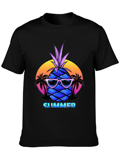 Summer Pineapple T-Shirt - Vacation Vibes