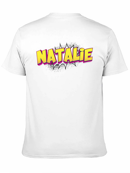 Natalie Comic Book Style Custom T-Shirt