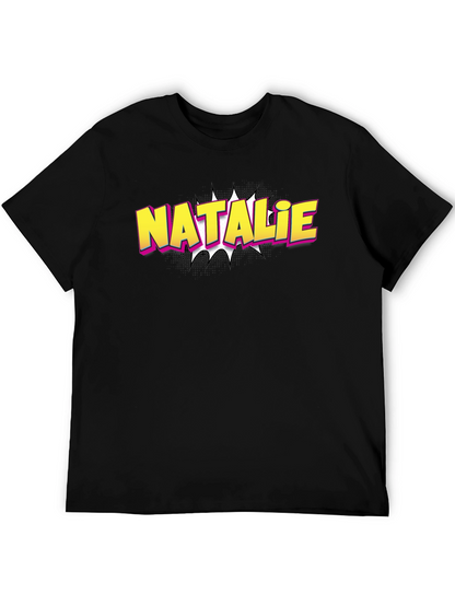 Natalie Comic Book Style Custom T-Shirt