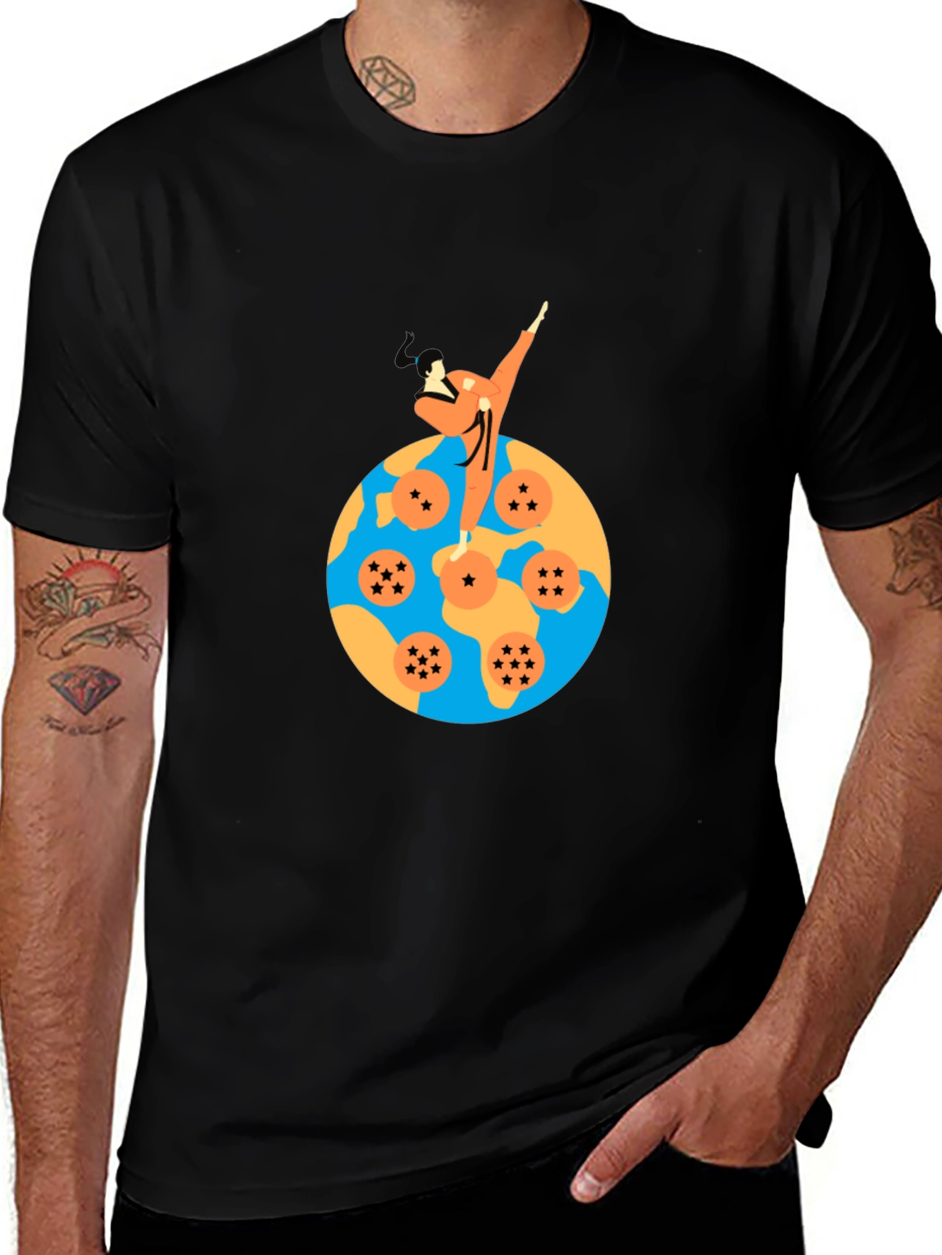 Dragon Ball Z Inspired Graphic Tee - Martial Arts