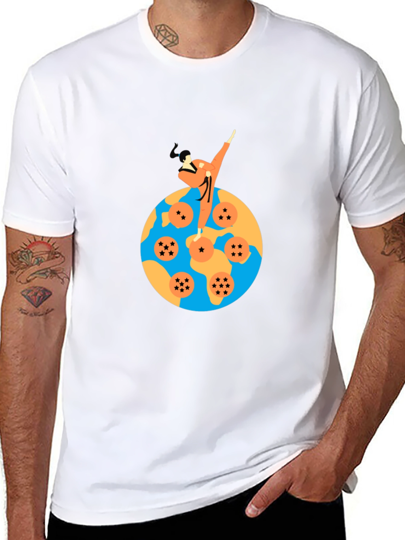 Dragon Ball Z Inspired Graphic Tee - Martial Arts
