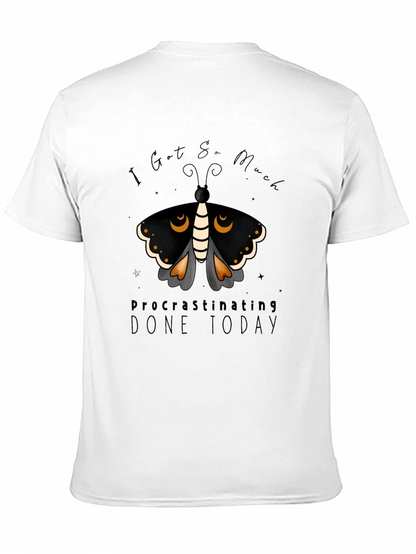 Procrastinating Moth Graphic Tee