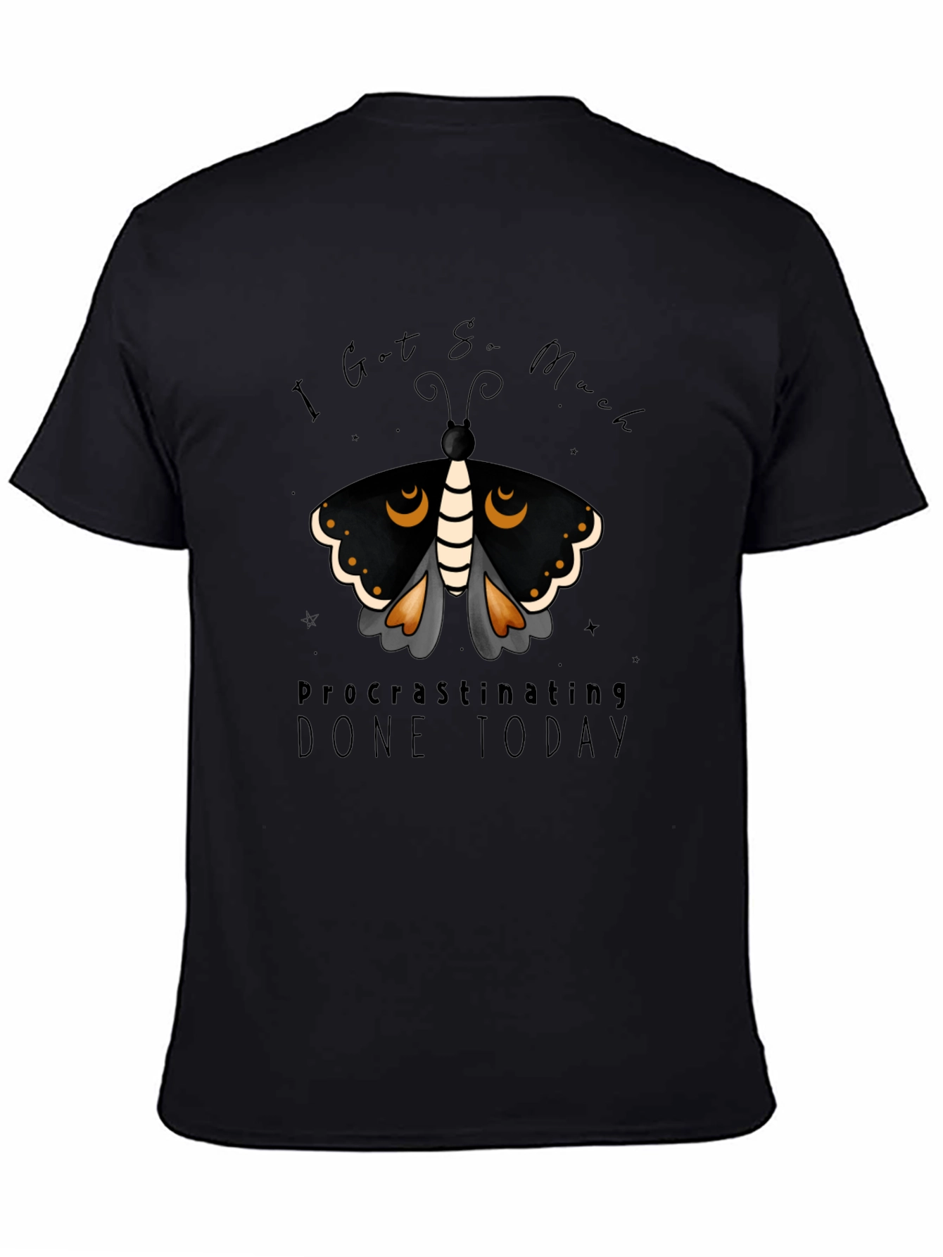 Procrastinating Moth Graphic Tee