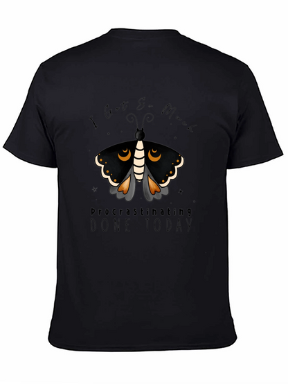 Procrastinating Moth Graphic Tee