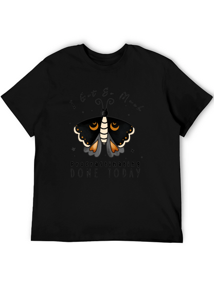 Procrastinating Moth Graphic Tee