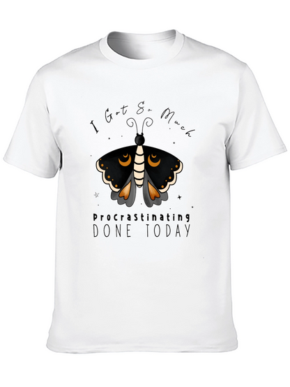 Procrastinating Moth Graphic Tee
