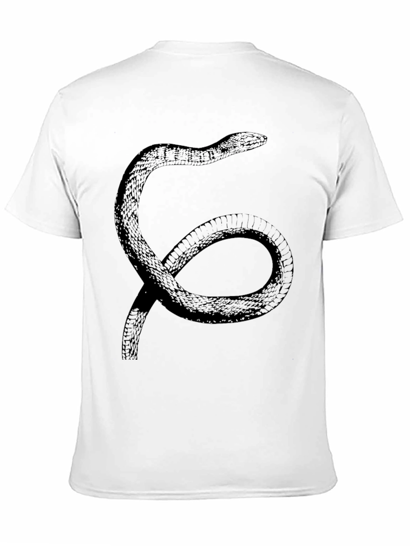 Snake Graphic T-Shirt - Black