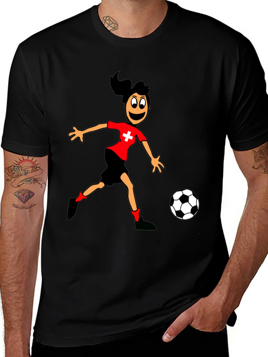 Soccer Player Graphic Tee