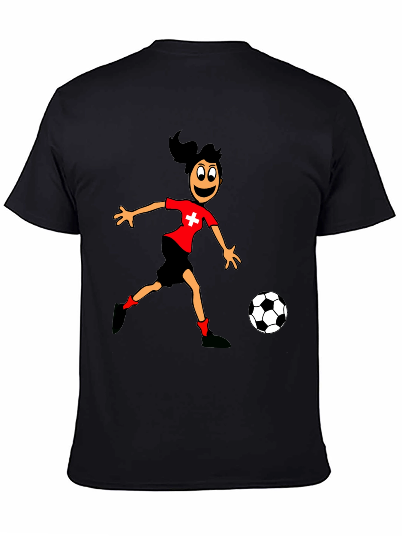 Soccer Player Graphic Tee