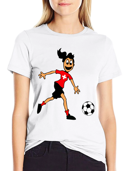 Soccer Player Graphic Tee