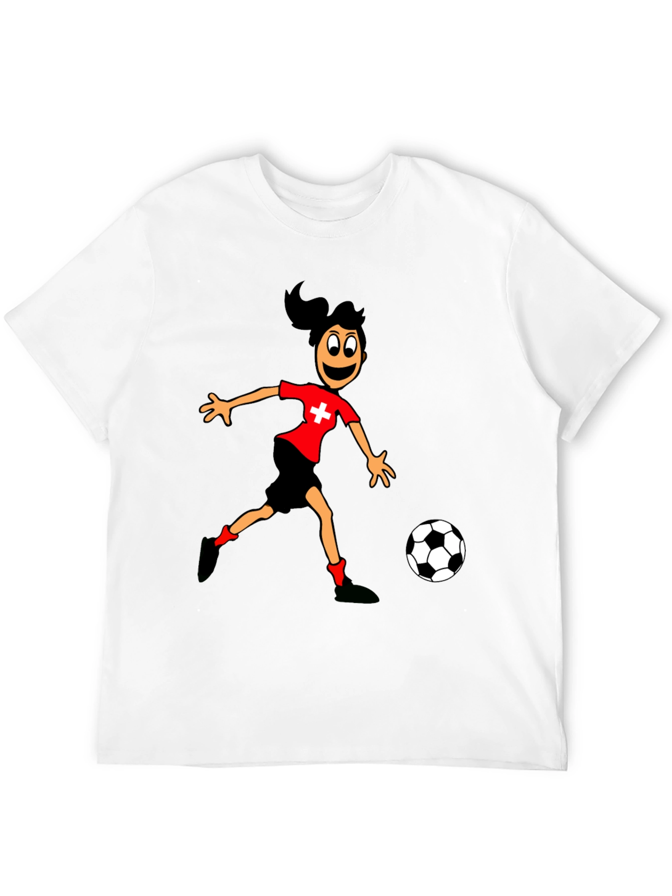 Soccer Player Graphic Tee