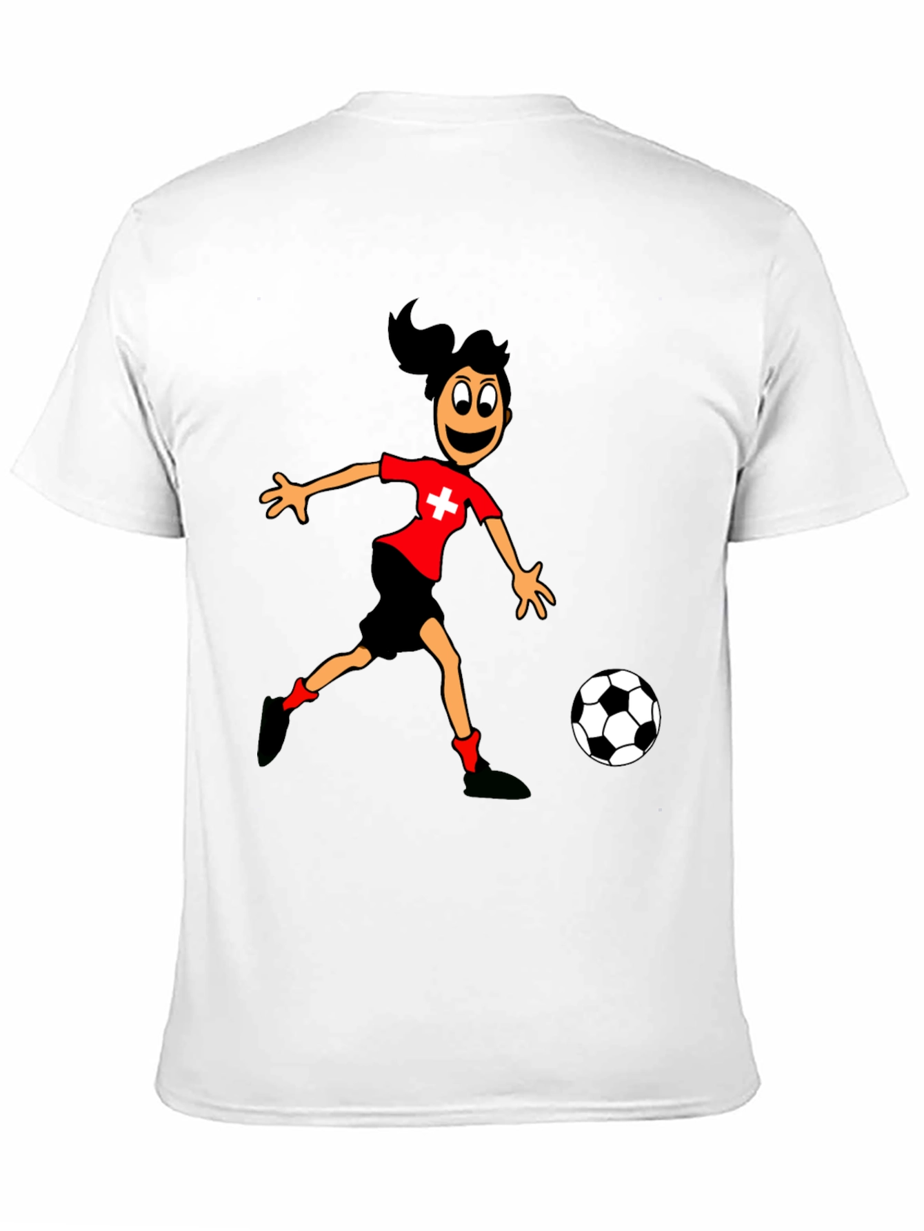 Soccer Player Graphic Tee