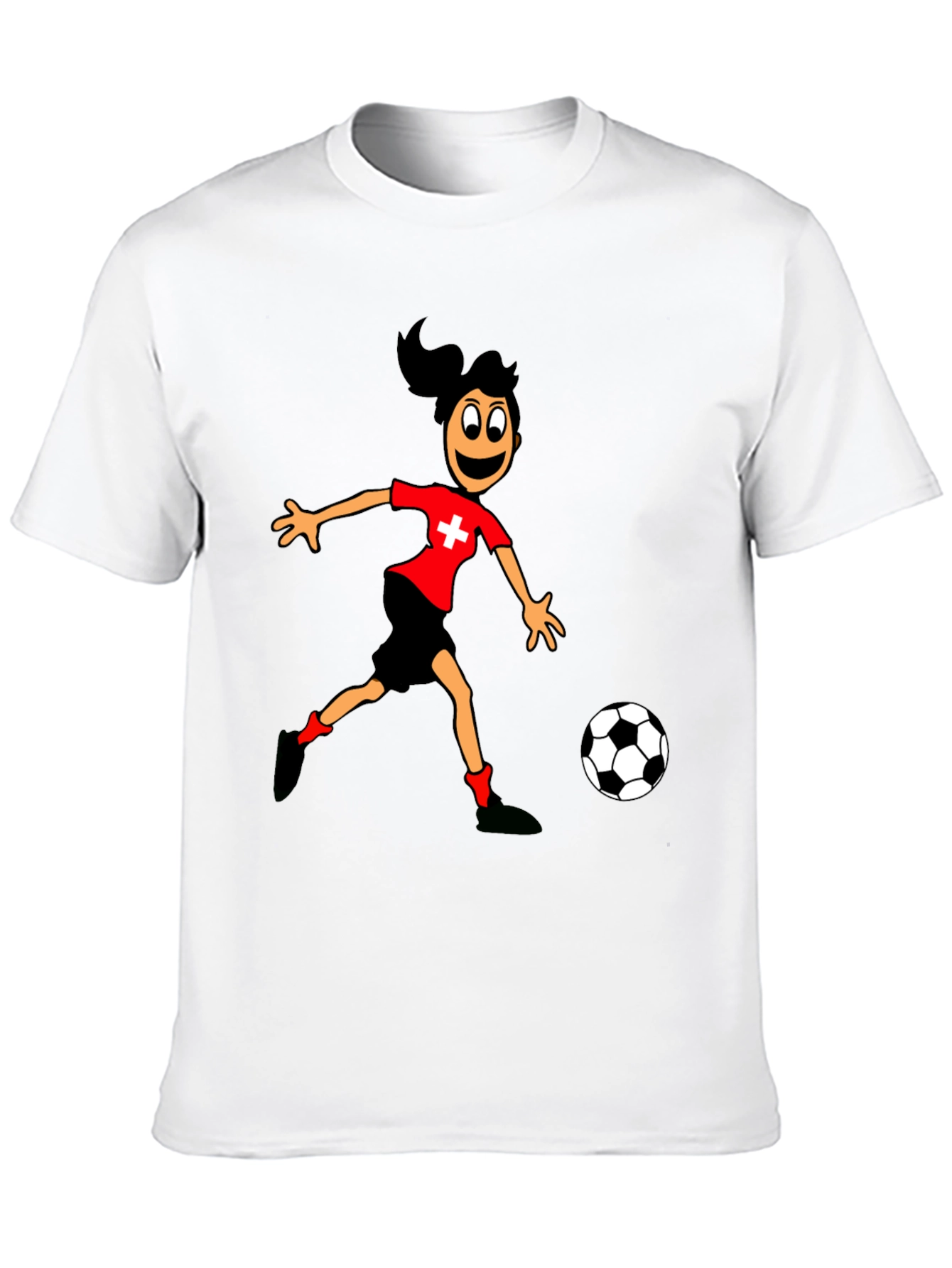 Soccer Player Graphic Tee