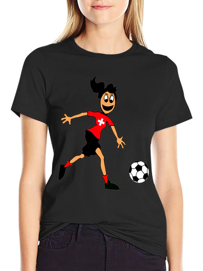 Soccer Player Graphic Tee