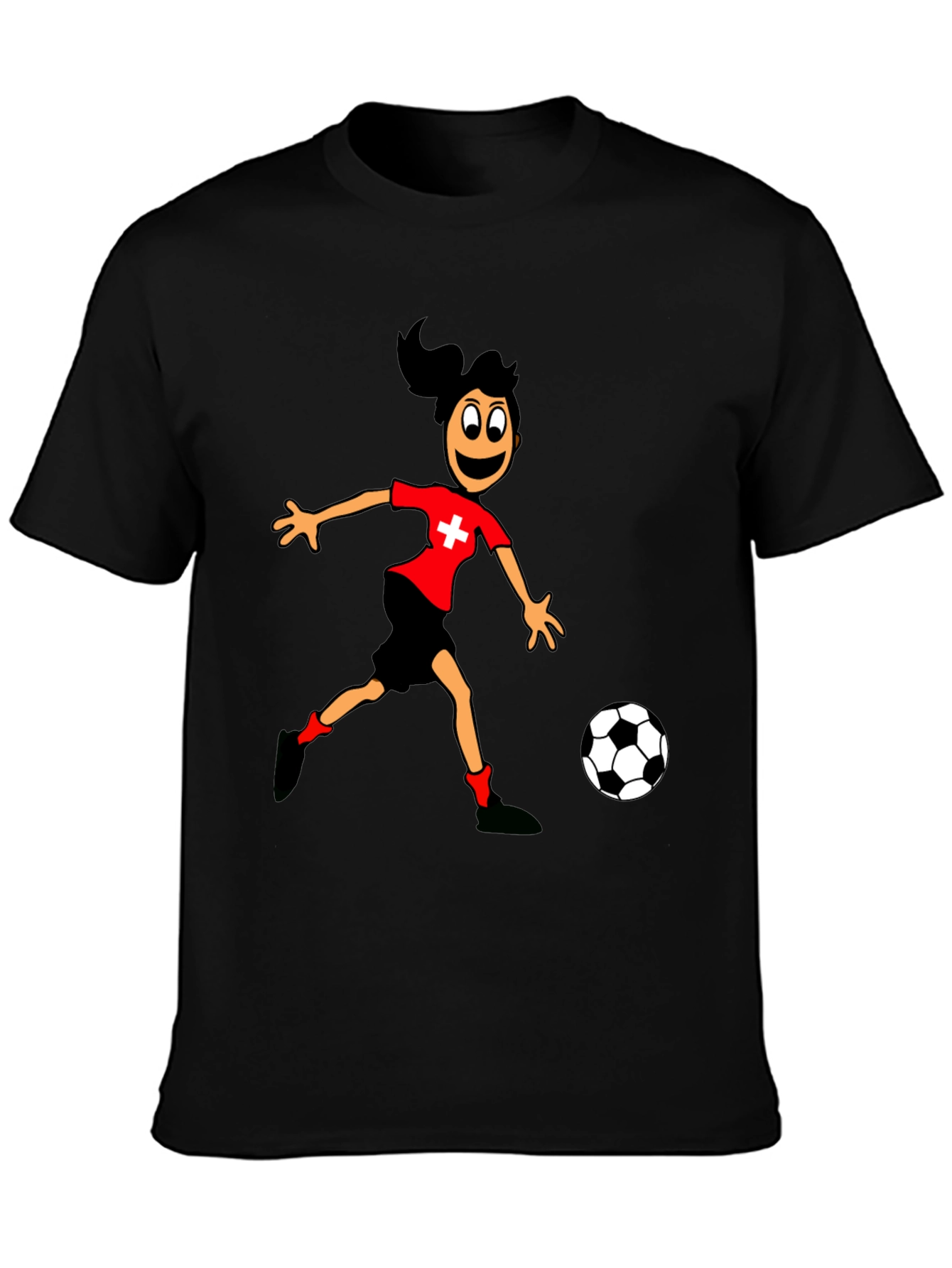 Soccer Player Graphic Tee