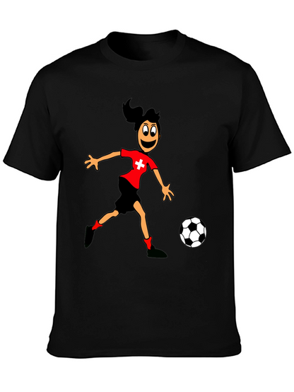 Soccer Player Graphic Tee
